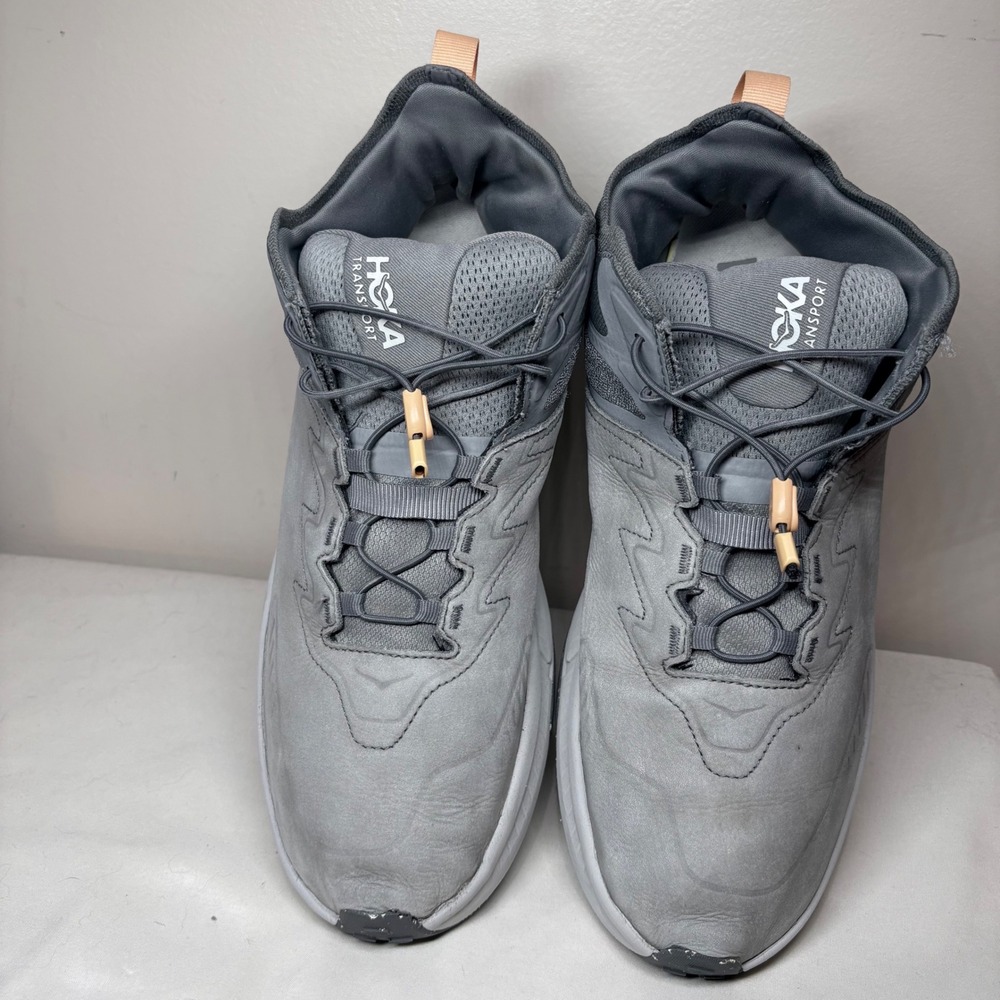 Hoka Transport Chukka GTX 13D Alloy Harbor Mist Grey Waterproof 1155190-ADS - Picture 2 of 8